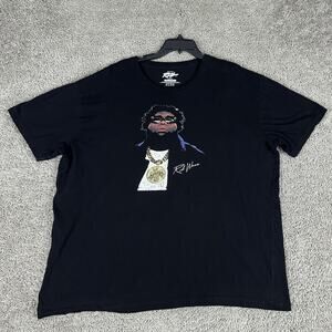 Rod Wave Shirt Mens 2XL Black Birthday Concert Graphic Tee Hip Hop Rap Merch